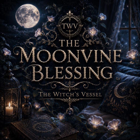 The Moonvine Blessing — Ancient Grimoire Blessing — Peaceful Sleep & Dream Ritual