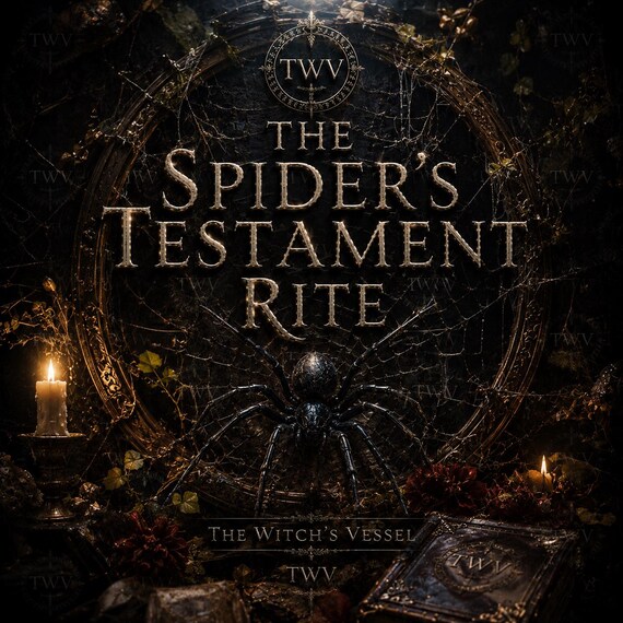 The Spider's Testament — Ancient Grimoire Ritual — Hidden Schemes Ceremony