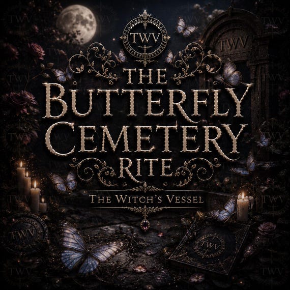 The Butterfly Cemetery — Ancient Grimoire Ritual — Hidden Truth Revelation Ceremony