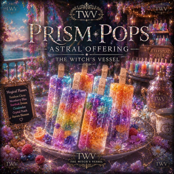 Prism Pops Astral Offering — Spirit Companion Magical Frozen Treat — Celestial Ice Pop Experience — Dream Dessert