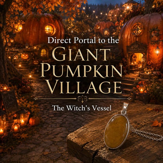 The Giant Pumpkin Village — Direct Portal Pendant