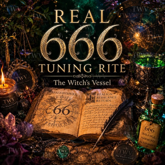 Real 666 Tuning Ritual — Personalized Numerology Ritual — Energetic Realignment — Spiritual Balance