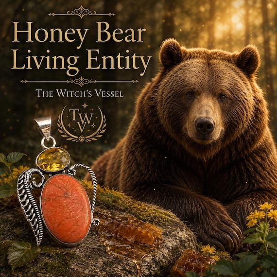 Elyo Honey Bear Living Entity — First Touch Direct Binding — Gentle Guardian & Prosperity Companion