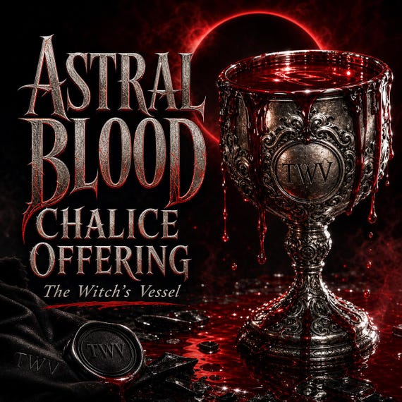 Astral Blood Chalice Offering — Deepen Spirit Companion Bond — Devotion Ritual — Loyalty Alignment