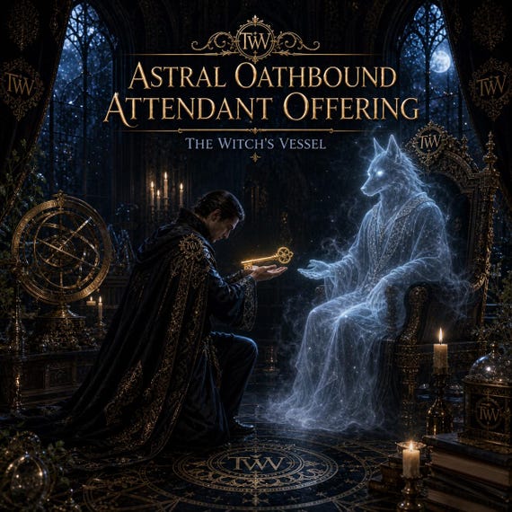 Astral Oathbound Attendant — Spirit Companion Servitor — Devotion — Loyalty — Spiritual Service — Custom Matching