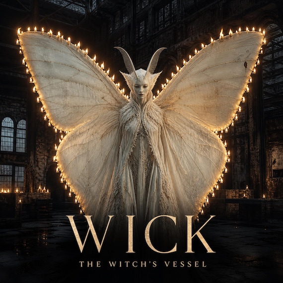 Wick — White Candlewing Moth Companion Direct Binding