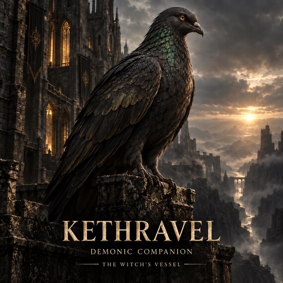 Kethravel Avian Demon Companion Direct Binding, Boundaries and Order Focus, Personalized Companion PDF