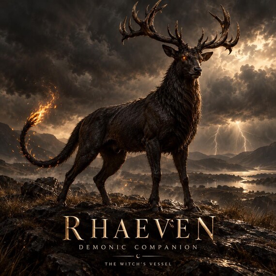 Rhaeven Stag Demon Companion Direct Binding, Storm and Passion Focus, Personalized Companion PDF