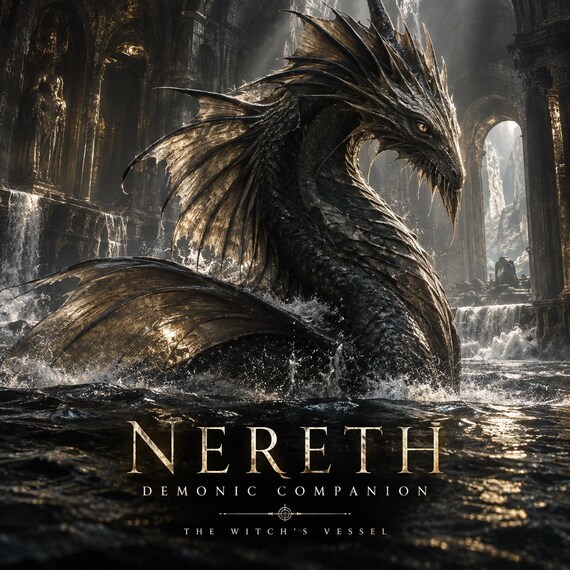 Nereth Sea Demon Companion Direct Binding, Voice and Presence Focus, Personalized Companion PDF