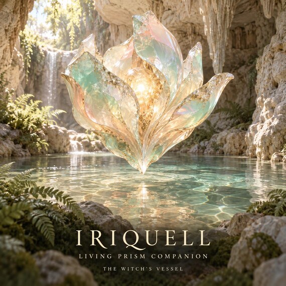 Iriquell Living Prism Companion Direct Binding, Nonhuman Opal Being, Perspective and Contemplation, Personalized PDF