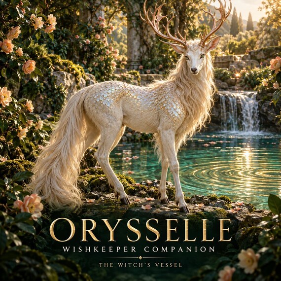 Orysselle Wishkeeper Companion Direct Binding, Celestial Creature, Wish Work and Intention, Personalized PDF