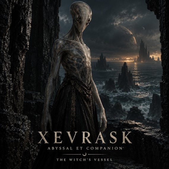 Xevrask Abyssal ET Companion Direct Binding, Six-Eyed Nonhuman Presence, Observation and Perspective, Personalized PDF