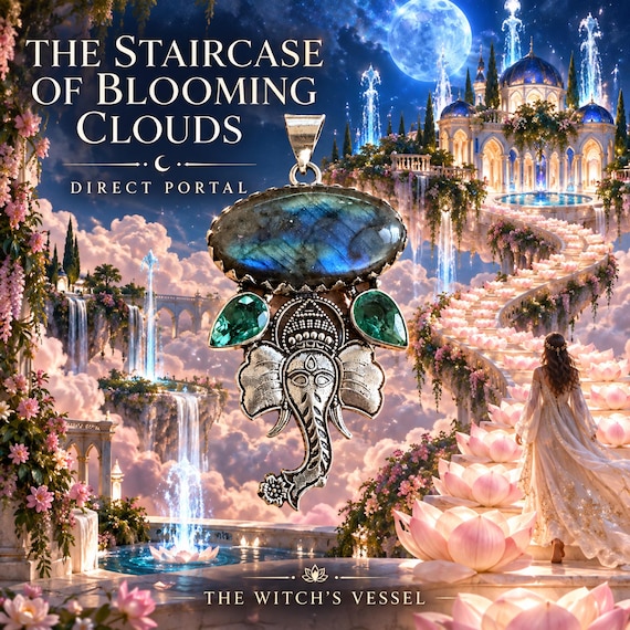 Direct Portal Pendant — Staircase of Blooming Clouds, Celestial Palace Astral Realm