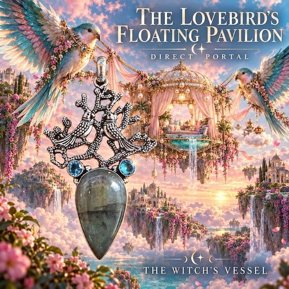 Direct Portal Pendant — Lovebird's Floating Pavilion, Romantic Astral Retreat