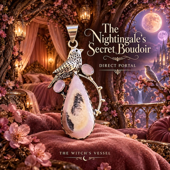 Direct Portal Pendant, The Nightingale’s Secret Boudoir, Enchanted Treehouse & Private Residence