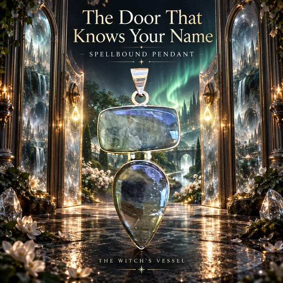 The Door That Knows Your Name Spellbound Pendant, Road Opening & Intention Ritual Jewelry