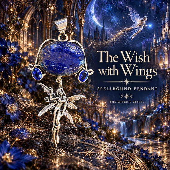 The Wish with Wings Spellbound Pendant, Intention & Wishkeeping Ritual Jewelry