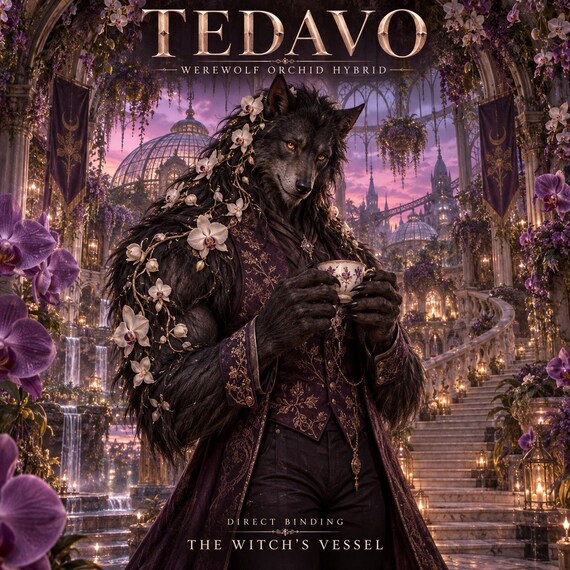 Werewolf Orchid Spirit Companion, Tedavo Direct Binding, Botanical Wolf Hybrid Companion Profile