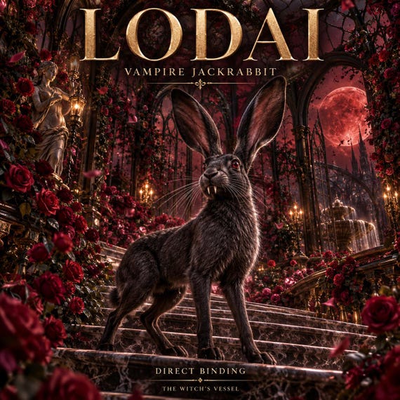 Vampire Rabbit Spirit Companion, Lodai Direct Binding, Jackrabbit Familiar Companion Profile