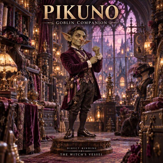 Goblin Spirit Companion, Pikuno Direct Binding, Small Gothic Companion Profile