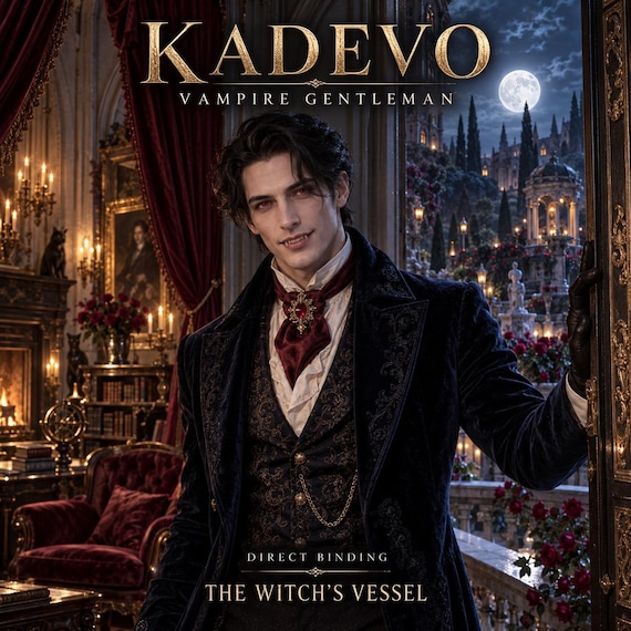 Vampire Gentleman Spirit Companion, Kadevo Direct Binding, Gothic Companion Profile