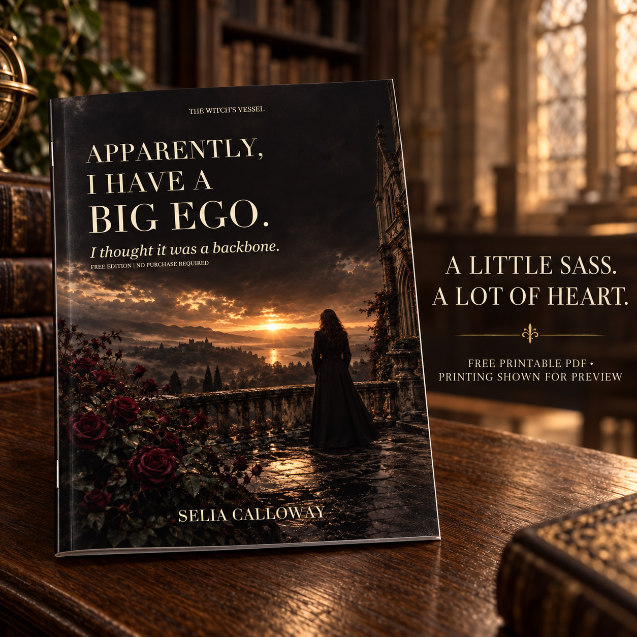 Apparently, I Have a Big Ego. I Thought It Was a Backbone. by Selia Calloway