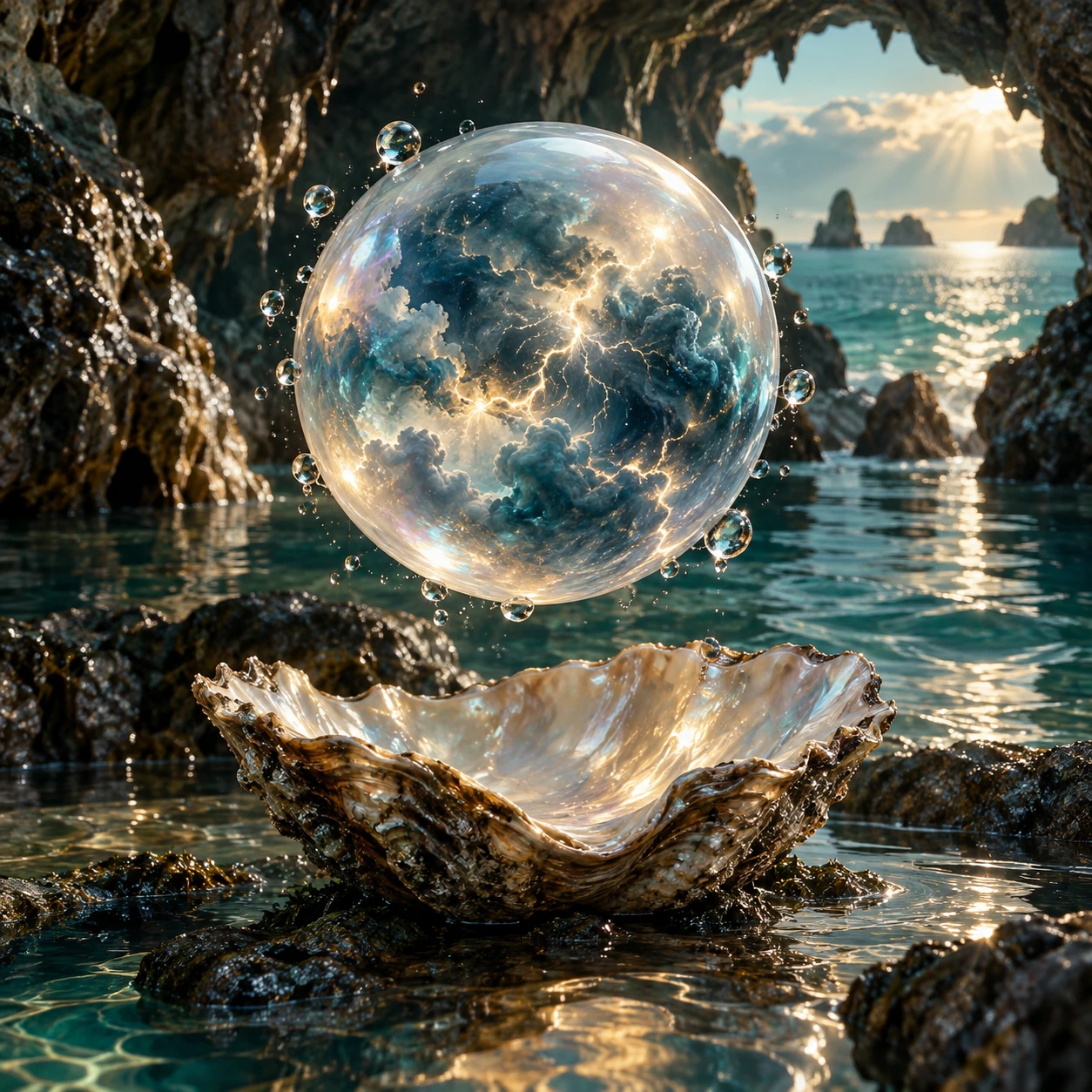 The Storm Pearl — enchanted astral gift