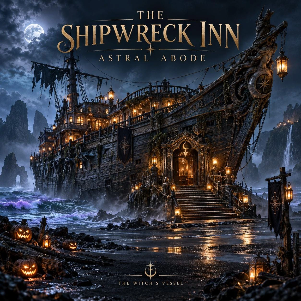The Shipwreck Inn | Halloween Astral Abode | Ghost Ship Coastal Residence and Dossier