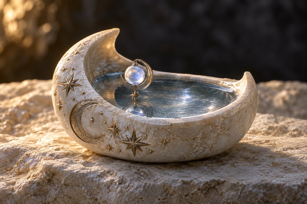 Moon-Drop Pool astral decoration