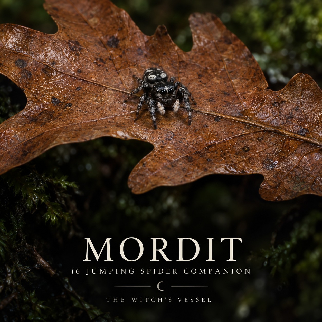 Mordit — Jumping Spider Entity Companion · I6
