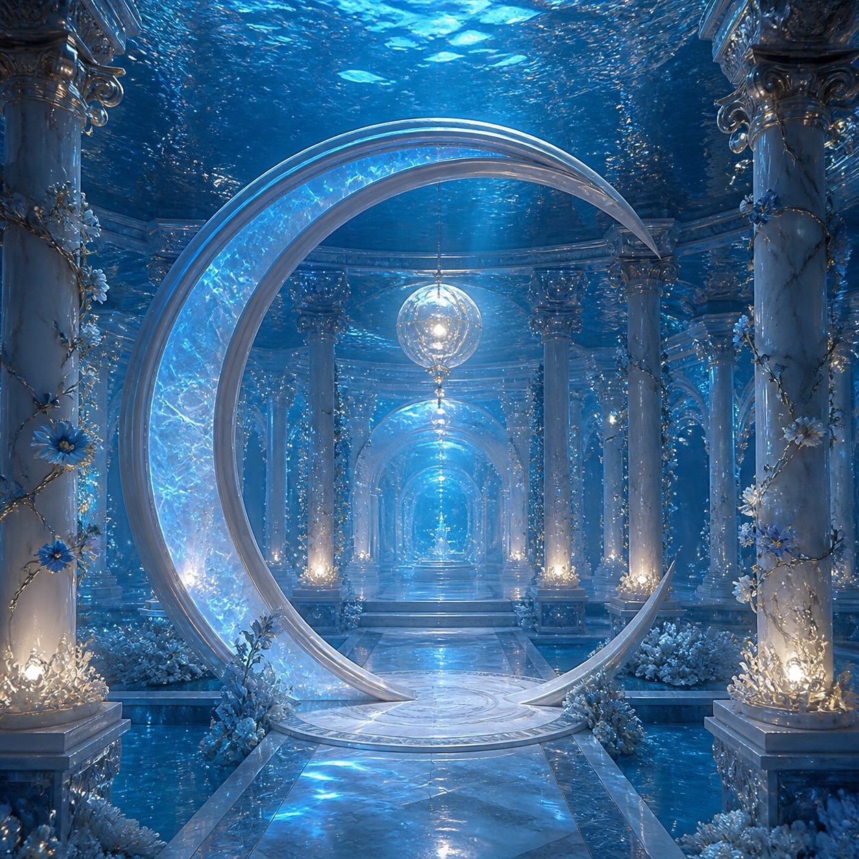 Sunken Moon Temple — Personalized Digital Astral Abode
