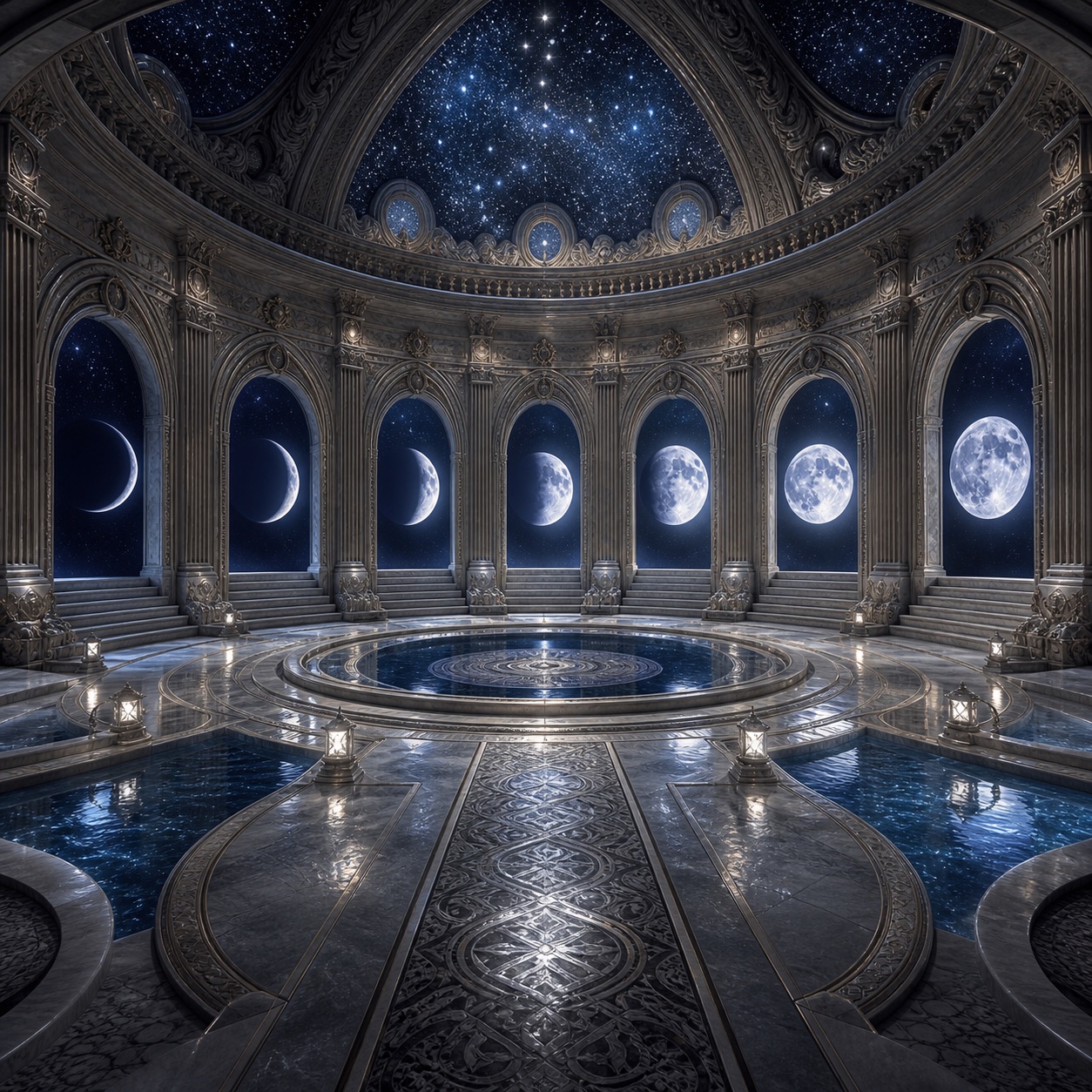 Temple of Seven Moons — Personalized Digital Astral Abode