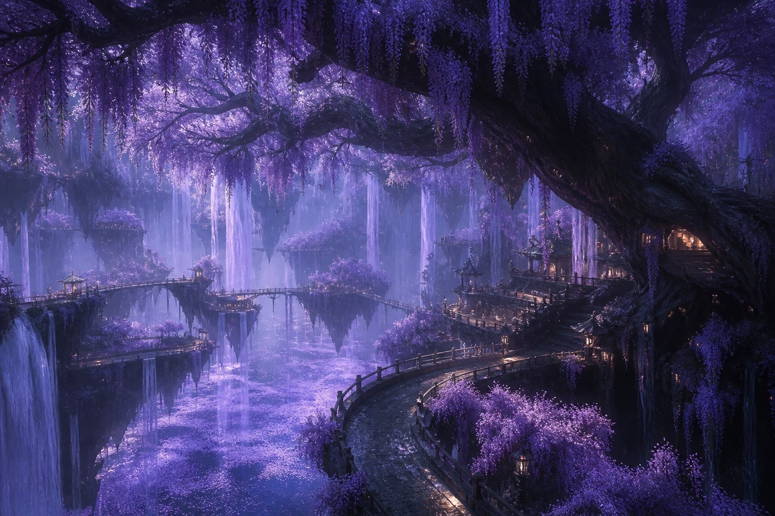 Endless Wisteria Realm — Personalized Digital Astral Abode