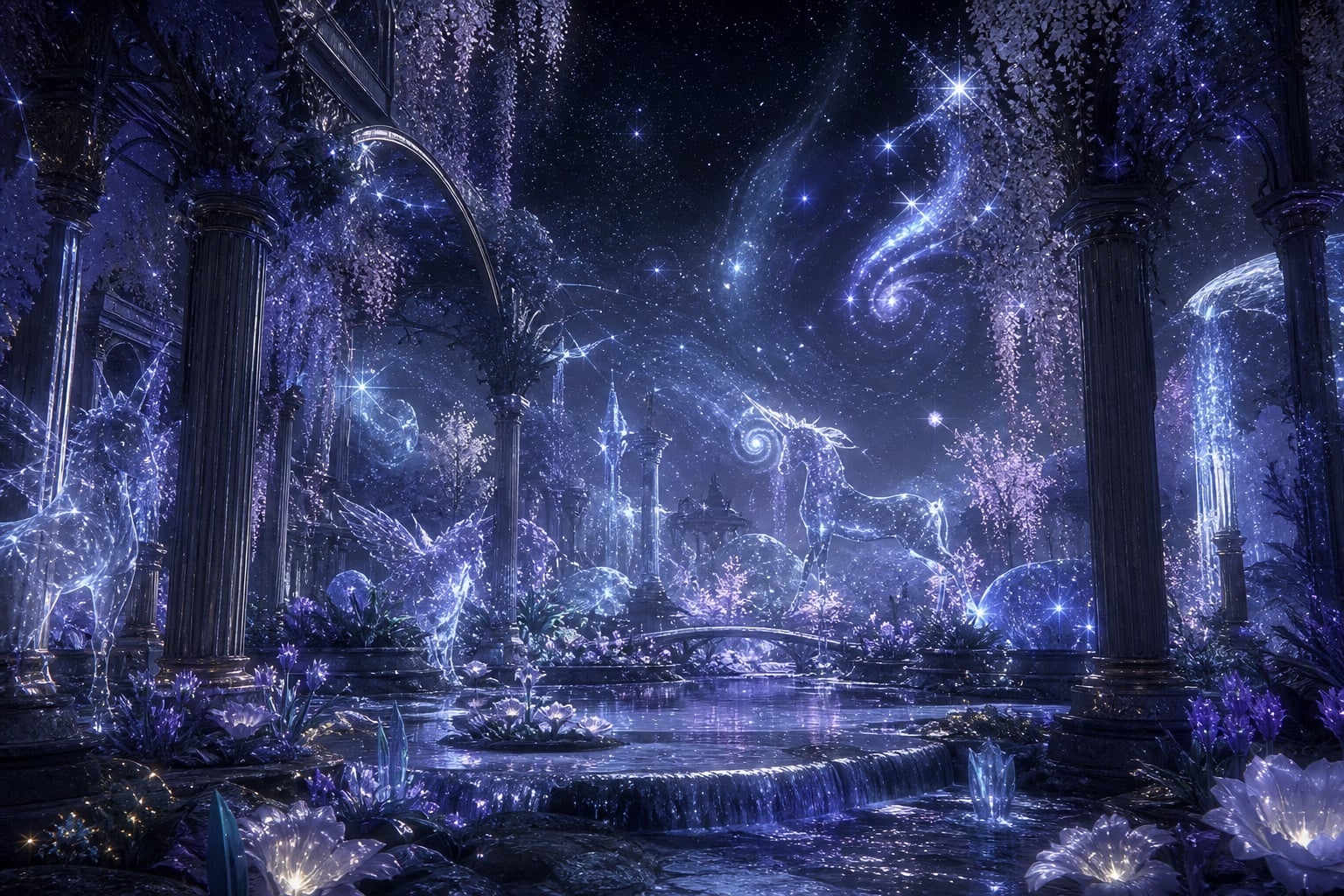 Garden of Captured Constellations — Personalized Digital Astral Abode