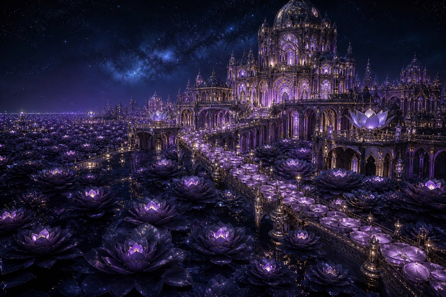 Midnight Lotus Estate — Personalized Digital Astral Abode