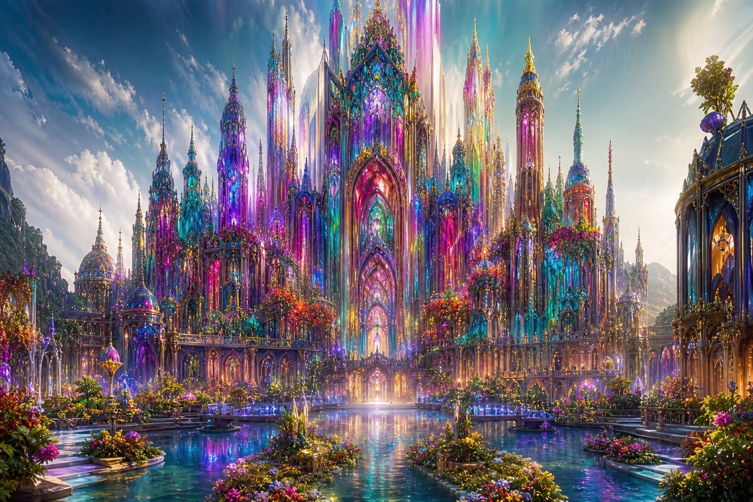 Palace of Living Stained Glass — Personalized Digital Astral Abode