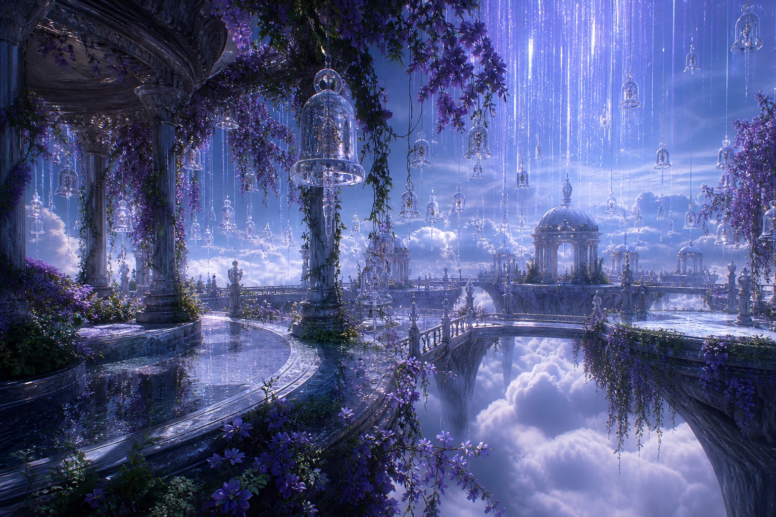 Rain Garden of a Thousand Bells — Personalized Digital Astral Abode