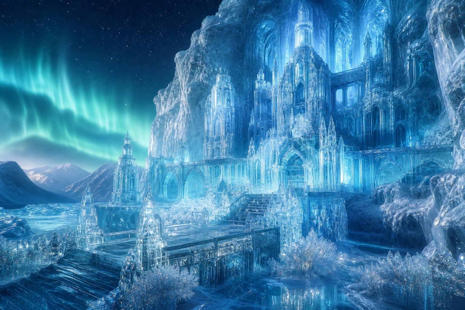 Singing Glacier Palace — Personalized Digital Astral Abode