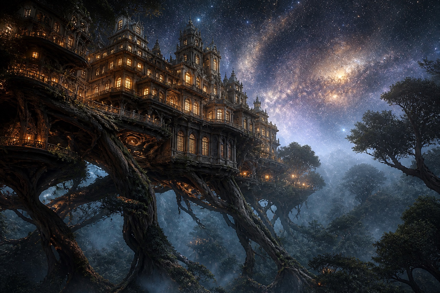 Walking Forest Manor — Personalized Digital Astral Abode